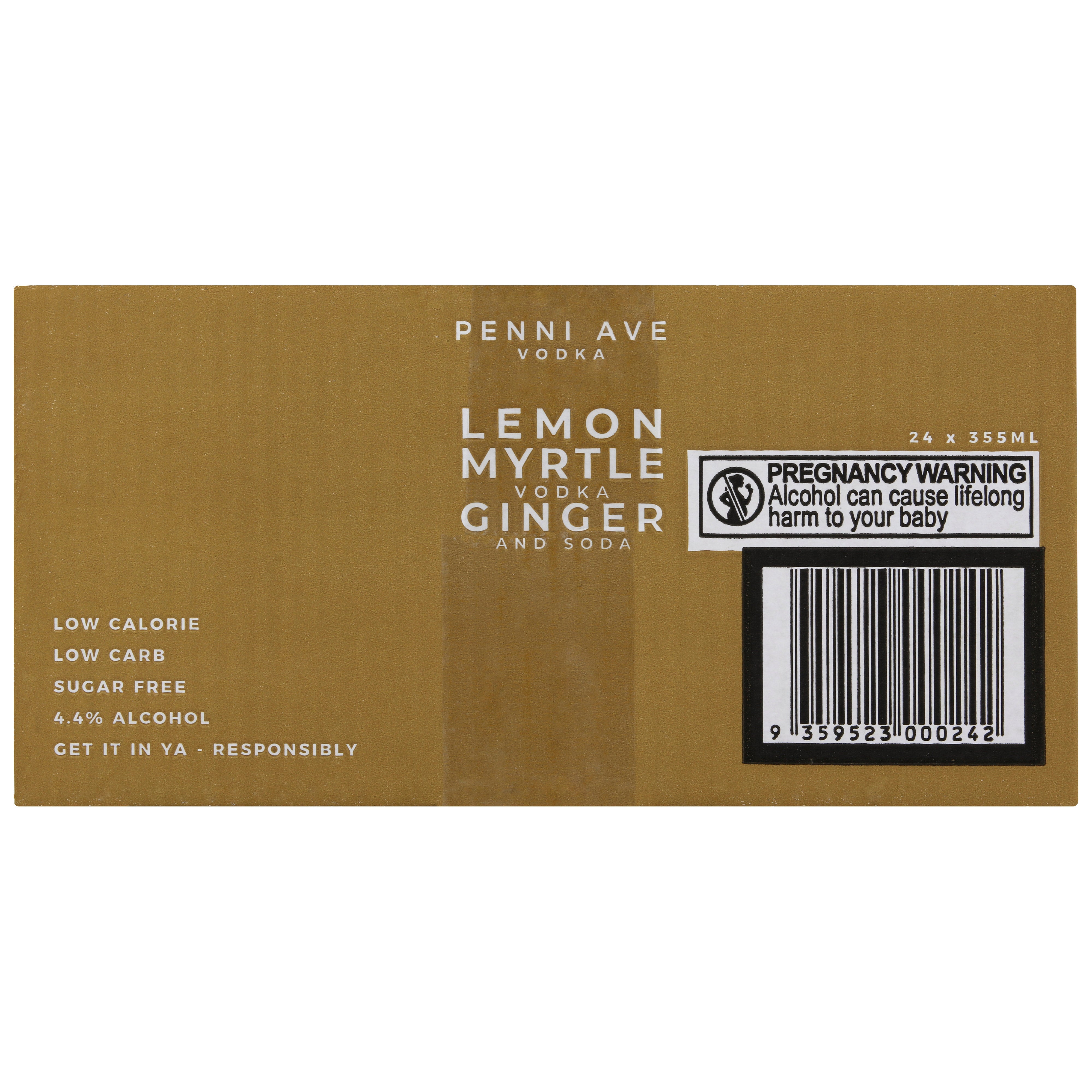Lemon Myrtle Vodka, Ginger & Soda | Penni Ave Distillery